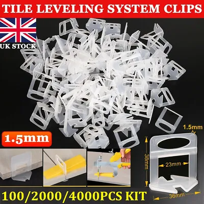 £28.99 • Buy 100-8000pcs Tile Leveling Spacer System Tool Clips Wedges Flooring Lippage Plier