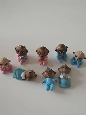 Meerkat Resin Figures / Baby Meerkats X 6   (5.5 - 6cm Approx) • £12