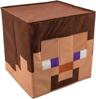 Steve Fabric Block Head Mask Minecraft Fancy Dress Halloween Costume Accessory • $25.57