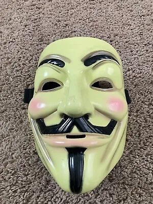 $0.99 • Buy V For Vendetta Guy Mask Anonymous Mask Halloween Costume WB DC Comics 1 Size