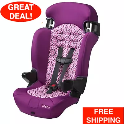 Convertible Car Seat Baby Safety Booster 2 In 1 Toddler Highback Travel Rosette • $77.99