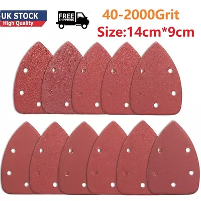 £17.50 • Buy Sanding Sheet 40-2000G Sander Pads Polish Black & Decker Mouse Sandpaper Discs