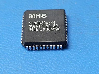 (1 PC) S-80C32U-44 MHS Microcontroller 8-Bit 8051 CPU 44MHz CMOS PLCC44 • $5.95