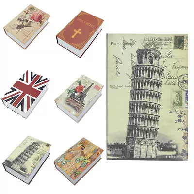 £11.39 • Buy Book Safe Box Hidden Security Cash Money Storage Lock Secret Dictionary Case