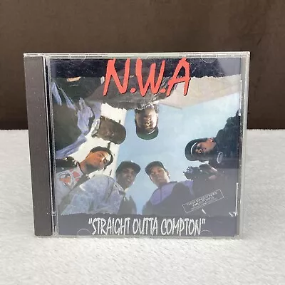 Vtg 1988 N.W.A Straight Outta Compton CD Grey Back Dr. Dre Rap Ruthless CDL57102 • $19.99