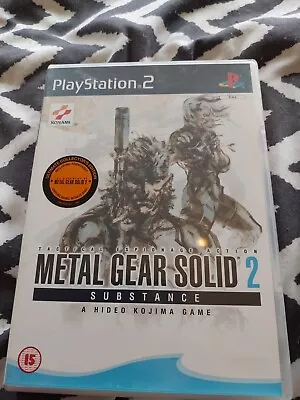 Metal Gear Solid 2 Substance (PS2) Complete With Manual Discs Vgc • £5