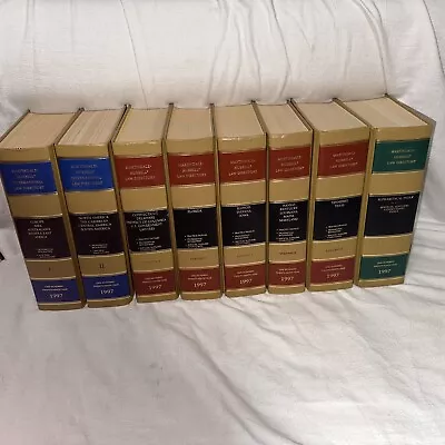 1997 Martindale-Hubbell Law Directory Vol I And 2 International Law Books Set • $112.50