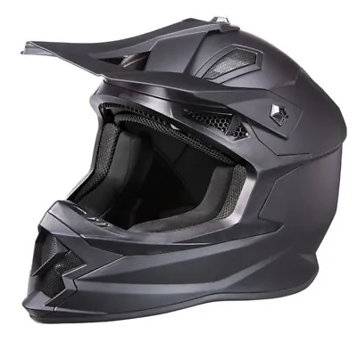 Polaris Tenacity 4.0 Snowmobile Helmet DOT ECE Ventilated Padded Black EUC • $99