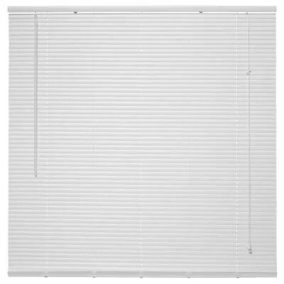 18 X 42 In 1-in Slat Width Corded White Vinyl Light Filtering - CDMF2442A • $29.99