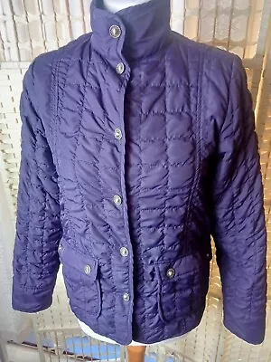 Laksen Quilted Jacket Queens Label Size Small Fits 8 • £13.99