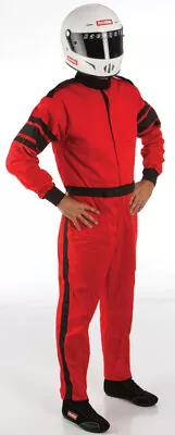 2XLarge Red Single Layer 1 Piece Race Driving Fire Safety Suit SFI 3.2A/1 Rated • $158.99