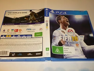 Fifa 18 (sony Ps4 Game  G) (172028 A) • $6.97