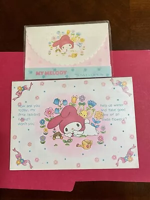 Vintage Sanrio My Melody Letter Pad Japan 1976 • $59.99