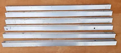Aluminium Angle -6  Pieces -2 X 585mm593mm 595mm Long X 25mm Angle X 2mm Thick • £15