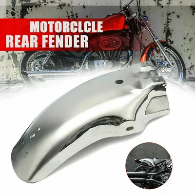 Motorcycle Rear Fender Mudguard For Harley Honda Yamaha Suzuki Bobber Chopper • $58.08