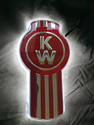 Stealth  Clear/White  Kenworth Logo Backing- Emblem Light • $120