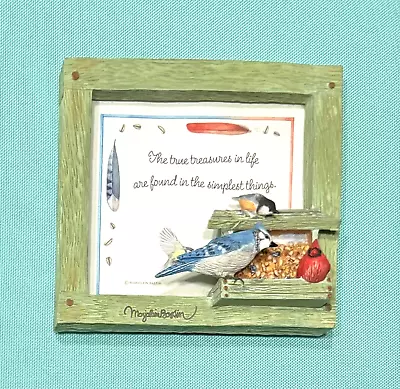 Marjolein Bastin Hallmark Frame 3D Birds Feeder Feathers True Treasures In Life • $12