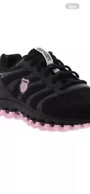 Kswiss Tube Women Shoes Size 7 1/2 Black With Pink  • $80