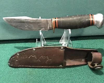 Vintage 1940’s-1950’s Marbles Gladstone Knife W/original Sheath • $325