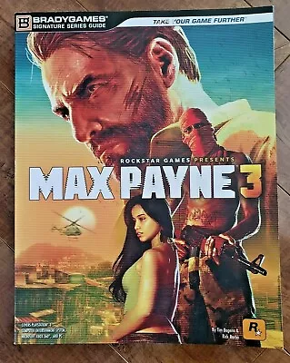 Max Payne 3 (BradyGames 2012) OFFICIAL STRATEGY GAME GUIDE For PS3 Xbox 360 PC • $10.90