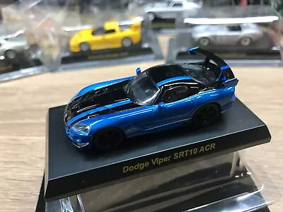 Kyosho - USA MiniCar Collection 2 - Dodge Viper SRT10 ACR Blue 1/64 Mini Car R14 • $6.99