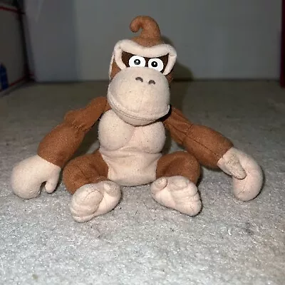 RARE Vintage Donkey Kong Stuffed Animal Plush Nintendo 8   Video Game • $7.99