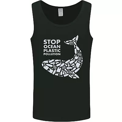 Stop Ocean Plastic Pollution Climate Change Mens Vest Tank Top • £10.49