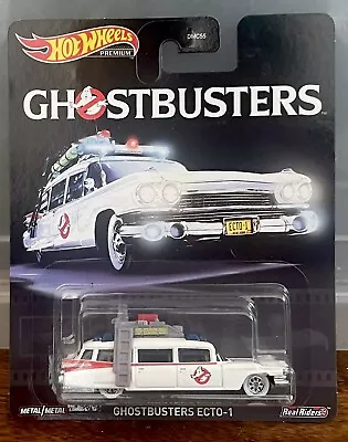 Hot Wheels Ghostbusters Ecto-1 Premium Real Riders 2020 Die-cast • £26