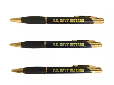 US Navy Veteran Engraved Coated Brass Pen - Veterans Day Military Gift • $11.99