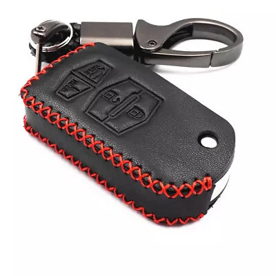 Black Leather 4 Buttons Flip Key Fob Cover For Mazda 3 5 6 RX8 CX5 CX7 CX9 RX-8 • $9.99