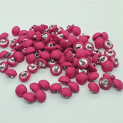 £1 • Buy 12mm Fabric Covered Acrylic Plastic Button Dress Coat Shirt Pink