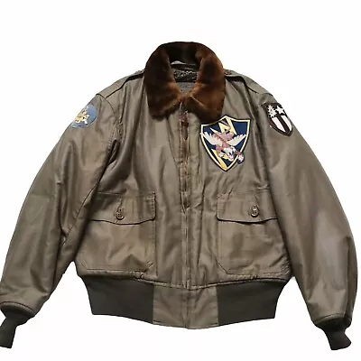 Buzz Rickson's B-10 Flight Jacket  BR10966 Roughwear Made Japan Size 40 • $499