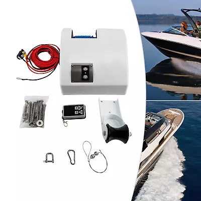 Electric Boat Marine Anchor Winch Saltwater With Wireless Remote Controller • $160.20