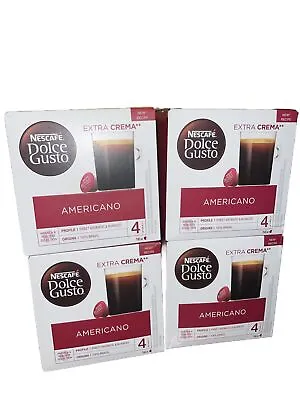 Nescafe Dolce Gusto Coffee Pods Americano 16 Capsules Pack Of 4 Boxes Include • $38.70