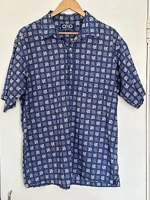 Vintage Liberty House Mens ‘The Ono Shirt’ Short Sleeves Chest 50 In VGC (0218) • £11.99