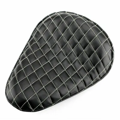 Motorcycle Solo Seat Plaid For Yamaha V Star Chopper Bobber Cafe Racer • $122.09