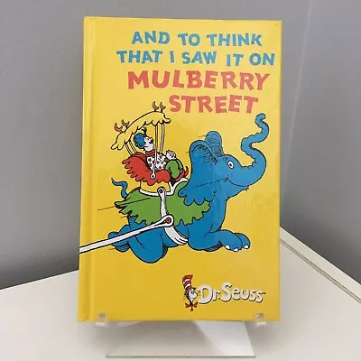 Dr Seuss Mini Hardcover - And To Think That I Saw It On Mulberry Street 4.5  X 7 • $12.99