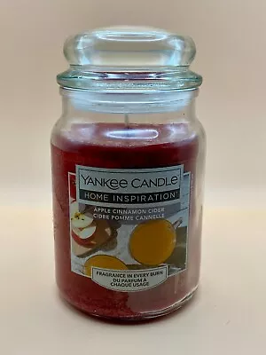 NEW Yankee Candle Home Inspiration Large Jar 538g - Apple Cinamon Cider • £18