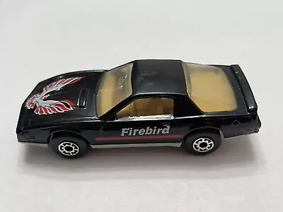 1984 Matchbox MB12 Pontiac Firebird SE Superfast Black Macau - MINT • $13.99