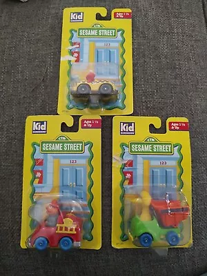 1993 Sesame Street Vehicles Die Cast  Elmo & Big Bird & Ernie  Lot Of 3 • $11.99