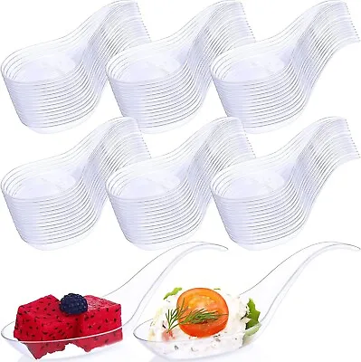 Gandeer 400 Pieces Tasting Mini Spoons Disposable Dessert Appetizer Plastic Asia • $28.99