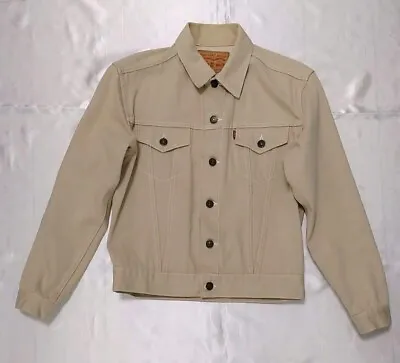 Flat Head Dobby Jacket Denim Jacket Men Size 38 Beige Cotton 6005ws • $634.03