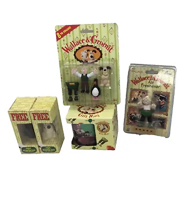 Wallace And Gromit Salt Pepper Pots Mug Air Freshener And Figures • $77.44