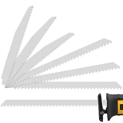 6Pcs Reciprocating Saw Blade 9/12  8/3TPI Saw Blade Food Meat Bone Cutting Tool❂ • $23.84