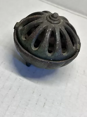 Antique 1920s Vantines Incense Burner Pot 574/1 Cast Iron • $36.99