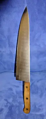 VINTAGE Old Homestead Lifetime Cutlery Japan Wood Handle Chef’s Knife • $19.99