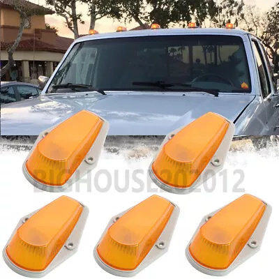 5x Roof Lights 12V Amber Cab Top Marker Warn Light For 1973-1997 FORD F150 F250 • $20.91