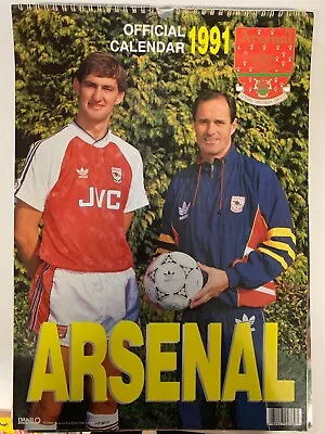 £15 • Buy Arsenal Official Calendar 1991                                   
