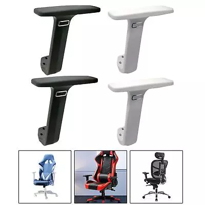 2 Pieces Office Chair Armrest Replacement Armrest Gaming Chair Arms Accessories • £16.74