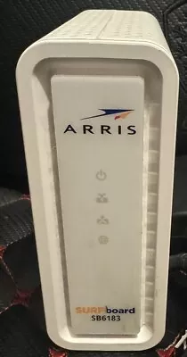 Arris SURFboard SB6183 DOCSIS 3.0 Cable Modem & Ethernet Cable ONLY TESTED • $15